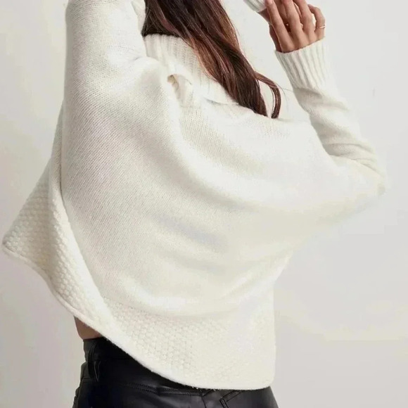 Madewell Sadler Turtleneck Sweater LARGE NH988 - Picture 8 of 14